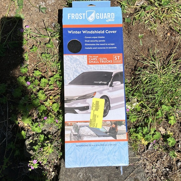 Frost Guard Plus Winter Windshield Cover, ST for Small Trucks, Black - Picture 9 of 12